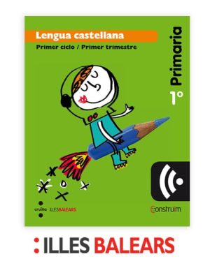 Portada del producto:  CRD Alumne. Lengua castellana. 1 Primaria. Construïm. Illes Balears