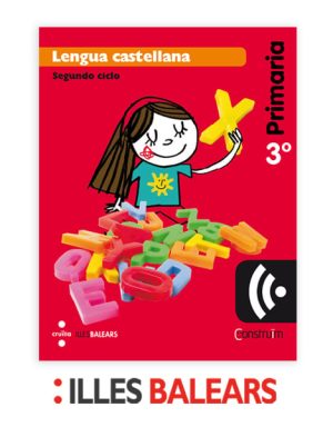 Portada del producto:  CRD Alumne. Lengua castellana. 3 Primaria. Construïm. Illes Balears