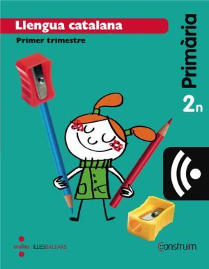 Portada del producto:  CRD Alumne. Llengua catalana. 2 Primària. Construïm. Illes Balears