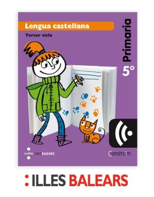 Portada del producto:  CRD Alumne. Lengua castellana. 5 Primaria. Construïm. Illes Balears
