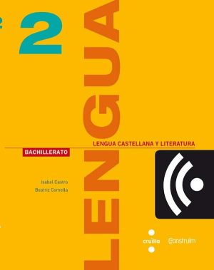 Portada del producto:  SD Alumno. Lengua castellana y literatura. 2 Bachillerato. Construïm