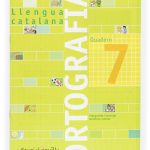 Portada del producto:  Quadern ortografia 7. Llengua catalana
