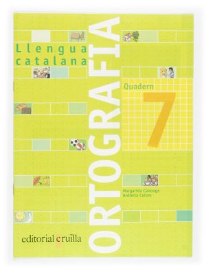Portada del producto:  Quadern ortografia 7. Llengua catalana