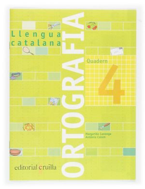 Portada del producto:  Quadern ortografia 4. Llengua catalana