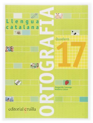 Portada del producto:  Quadern ortografia 17. Llengua catalana