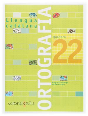 Portada del producto:  Quadern ortografia 22. Llengua catalana