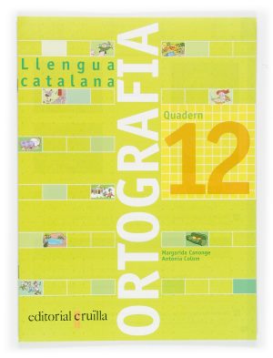 Portada del producto:  Quadern ortografia 12. Llengua catalana