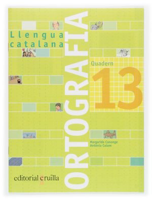 Portada del producto:  Quadern ortografia 13. Llengua catalana