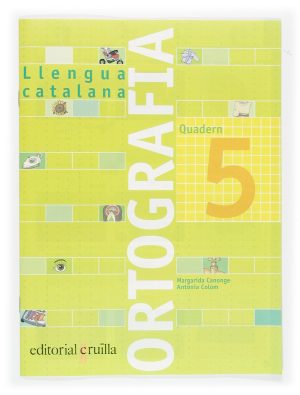 Portada del producto:  Quadern ortografia 5. Llengua catalana