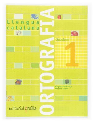 Portada del producto:  Quadern ortografia 1. Llengua catalana