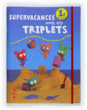 Portada del producto:  Supervacances amb els Triplets. 1r Primària