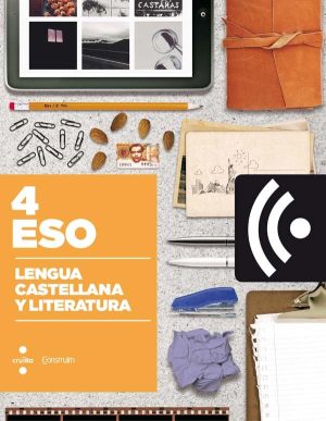 Portada del producto:  CRD Alumne. Lengua castellana y literatura. 4 ESO. Construïm