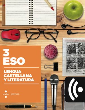 Portada del producto:  CRD Alumne. Lengua castellana y literatura. 3 ESO. Construïm