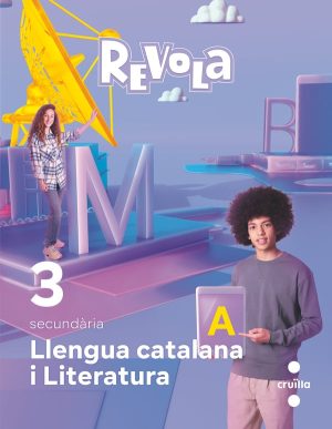 Portada del producto:  DA. Llengua Catalana i Literatura. 3 Secundaria. Revola. Cruilla