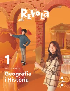 Portada del producto:  DA. Geografia i Història. 1 Secundària. Revola. Cruilla