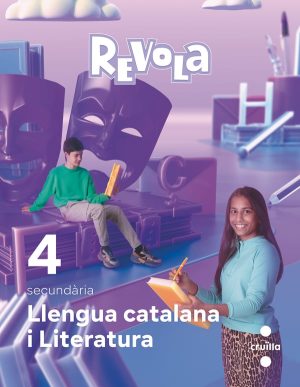 Portada del producto:  DA. Llengua Catalana i Literatura. 4 Secundaria. Revola. Cruilla