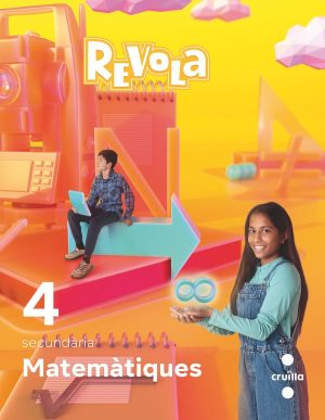 Portada del producto:  DA. Matemàtiques. 4 Secundària. Revola. Cruilla