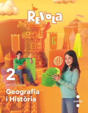 Portada del producto:  DA. Geografía i Història. 2 Secundaria. Revola