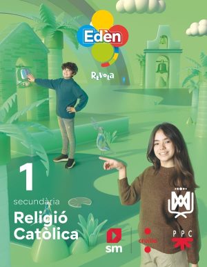 Portada del producto:  DA. Religió catòlica. 1 Secundaria Compañia de María. Edèn. Revola