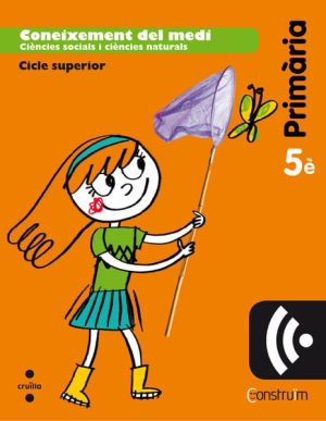 Portada del producto:  CRD Alumne. Coneixement del medi. 5 Primària. Construïm