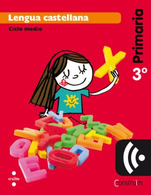 Portada del producto:  CRD Alumne. Lengua castellana. 3 Primaria. Construïm