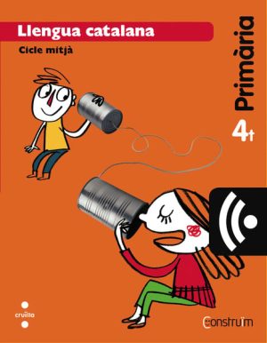Portada del producto:  CRD Alumne. Llengua catalana. 4 Primària. Construïm