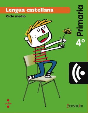 Portada del producto:  CRD Alumne. Lengua castellana. 4 Primaria. Construïm