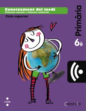 Portada del producto:  CRD Alumne. Coneixement del medi. 6 Primària. Construïm