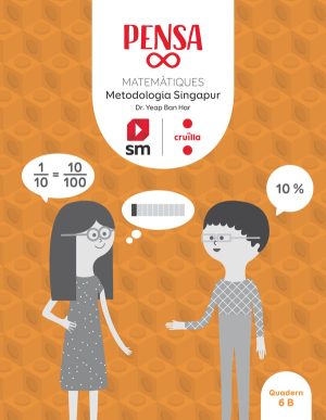 Portada del producto:  SD Alumne. Pensa infinit. Matemàtiques. Metodología Singapur. 6 Primària. Cruïlla