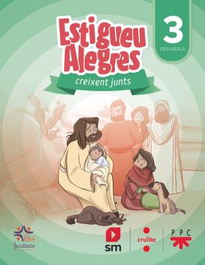 Portada del producto:  DA. Religió catòlica. 3 Primària Estigueu alegres. Creixent junts