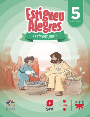 Portada del producto:  DA. Religió catòlica. 5 Primària Estigueu alegres. Creixent junts