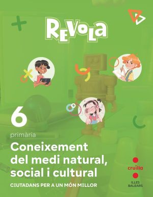 Portada del producto:  DA. Coneixement del Medi Natural, Social i Cultural. 6 Primària. Revola. Illes Balears