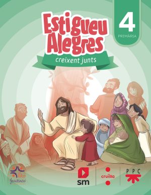 Portada del producto:  DA. Religió Catòlica. 4 primària. Estigueu alegres. Creixent junts