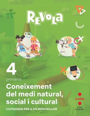 Portada del producto:  DA. Coneixement del Medi Natural, Social i Cultural. 4 Primària. Revola. Illes Balears