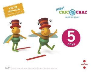 Portada del producto:  DA. Matemàtiques. 5 anys. Més! Cric-Crac