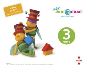 Portada del producto:  DA. Matemàtiques. 3 anys. Més! Cric-Crac