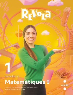 Portada del producto:  DA. Matemàtiques I. 1 Batxillerat. Revola