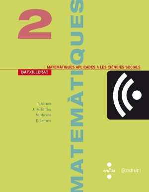 Portada del producto:  SD Alumne. Matemàtiques aplicades a les ciències socials. 2 Batxillerat. Construïm