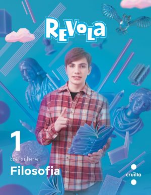 Portada del producto:  DA. Filosofía. 1 Batxillerat. Revola. Cruilla