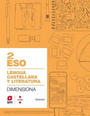 Portada del producto:  SD Alumne. Cuaderno Lengua castellana y literatura. 2 ESO. Dimensiona. Construïm