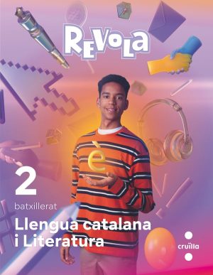 Portada del producto:  DA. Llengua catalana i Literatura. 2 Bachillerato. Revola. Cruilla