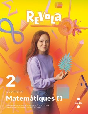 Portada del producto:  DA. Matemàtiques II. 2 Batxillerat. Revola. Cruilla