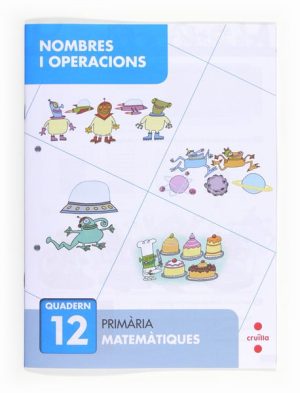 Portada del producto:  Nombres i operacions 12. Primària