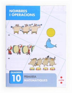 Portada del producto:  Nombres i operacions 10. Primària