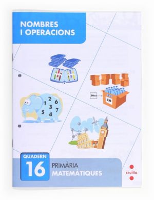 Portada del producto:  Nombres i operacions 16. Primària