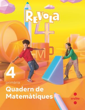 Portada del producto:  Quadern de Matemàtiques. 4 Primària. Revola. Cruilla