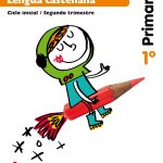 Portada del producto:  Supercompetentes en… Lengua castellana. 1 Primaria, 2 Trimestre. Construïm. Cuaderno