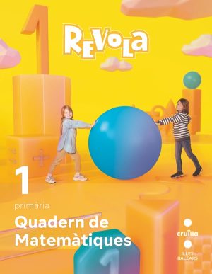 Portada del producto:  Quadern Matemàtiques. 1 Primària. Revola. Illes Balears
