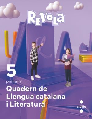 Portada del producto:  Quadern de Llengua Catalana. 5 Primária. Revola