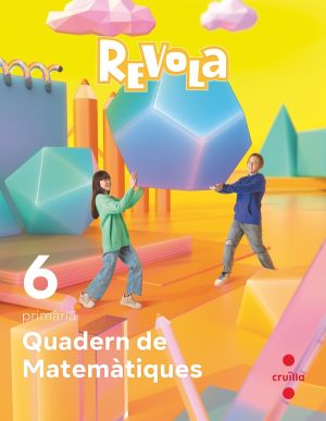 Portada del producto:  Quadern de Matemàtiques. 6 Primària. Revola. Cruilla